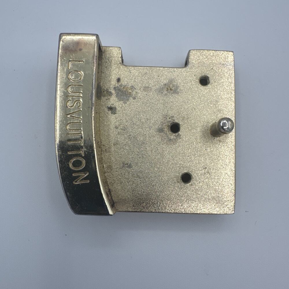 Louis Vuitton LV Iconic Gold Belt Buckle Unisex - Picture 3 of 6